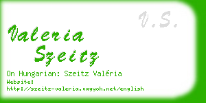 valeria szeitz business card
